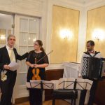 Kanzler stellt die Musiker Georgiana Muraru und Niko Zaric vor